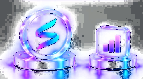 SOVA coin and a chart on platforms