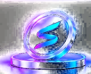 SOVA coin on a platform