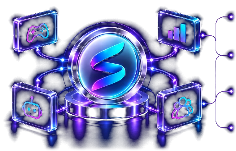 SOVA connected to games, markets, AI agents and community