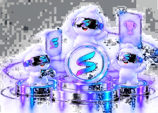 SOVA characters around a SOVA coin
