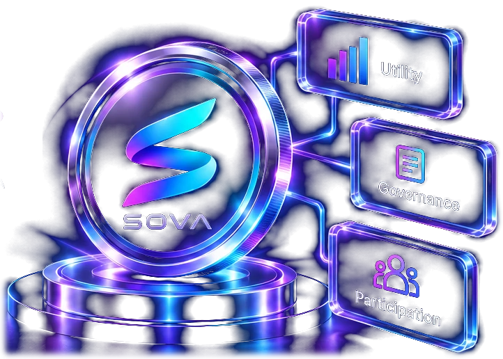 SOVA coin linked to Utility, Governance and Participation